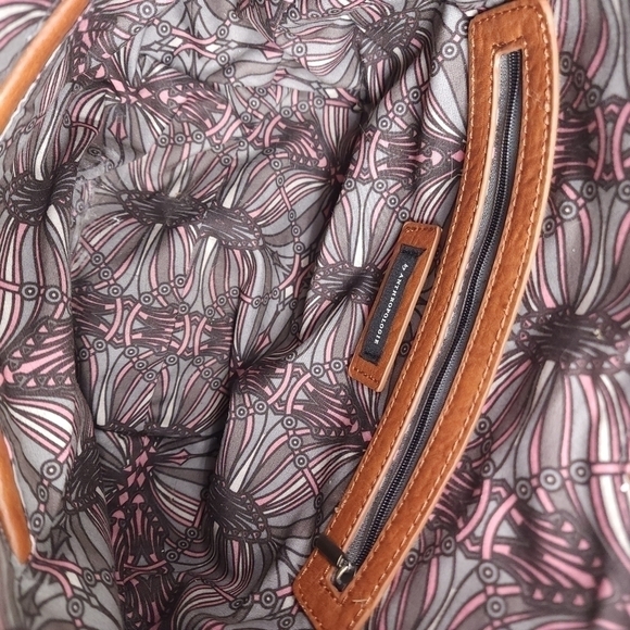 Anthropologie Camel Tan Brown Leather Hobo Tote - Picture 12 of 15